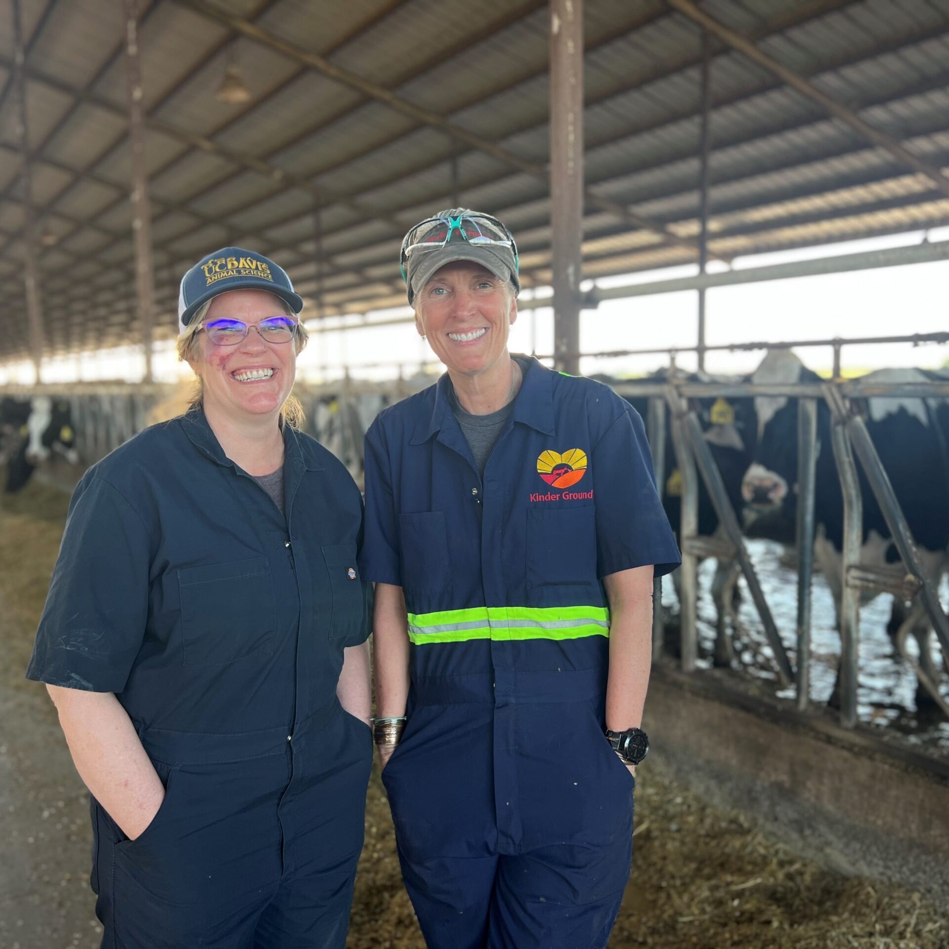 cass and jen on farm 4-min